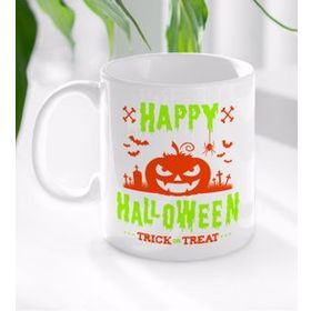 BK 8 Gift Happy Halloween Tasarımlı Beyaz Kupa Bardak
