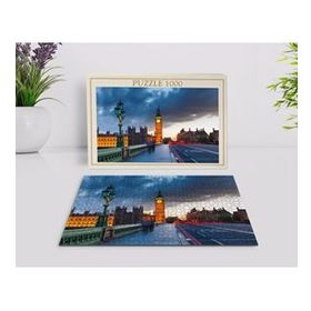 BK 8 Home Londra Manzara 1000 Parça Profesyonel Puzzle