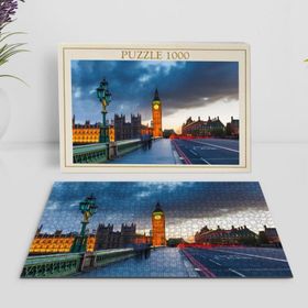 BK 8 Home Londra Manzara 1000 Parça Profesyonel Puzzle