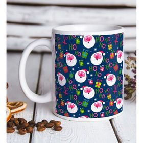BK 9 Gift Noel Baba Tasarımlı Beyaz Kupa Bardak