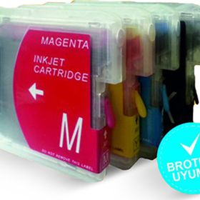 BK Brother Lc37-Lc51-Lc57-Lc960 Dolu Uyumlu Kolay Dolan Kartuşlar