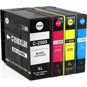 BK Canon Çok Renkli Maxify Pgi-2500 XL Muadil Kartuş Seti