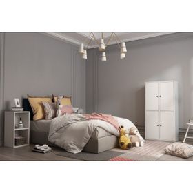 BK Concept G-YD-1010-Ç Beyaz 65 cm 4 Kapaklı Raflı Giysi Dolabı