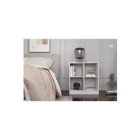 BK Concept KMD-1028 Raflı Beyaz Komodin