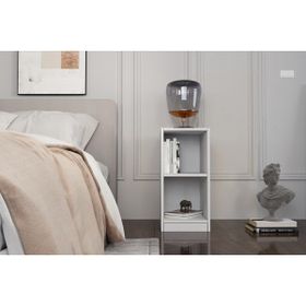 BK Concept KMD-1035 Raflı Beyaz Komodin