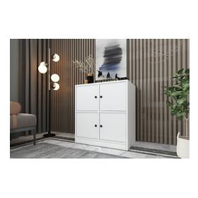 BK Concept ŞFN-1008-Ç Beyaz 65 cm Dolaplı Şifonyer