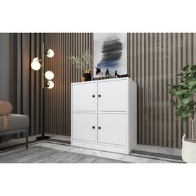 BK Concept ŞFN-1008-Ç Beyaz 65 cm Dolaplı Şifonyer