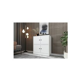 BK Concept ŞFN-1008-Ç Beyaz 65 cm Dolaplı Şifonyer