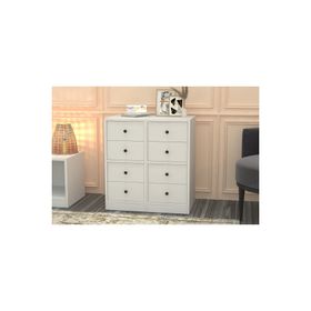 BK Concept ŞFN-1009-Ç Beyaz 65 cm Çekmeceli Şifonyer