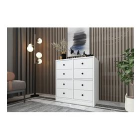 BK Concept ŞFN-1009-Ç Beyaz 65 cm Çekmeceli Şifonyer