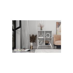 BK Concept ŞFN-1069 Ayaklı Raflı Beyaz Şifonyer