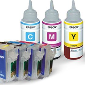 BK Epson 1281-1284 Uyumlu Kolay Dolan Kartuş Epson Mürekkepli Set