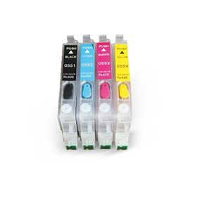 BK Epson T0551-T0554 Kolay Dolan Kartuş Seti