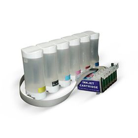 BK Epson T0801-T0806 (T0791-T0796) Uyumlu Bitmeyen Kartuş Sistemii