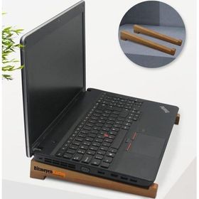 BK Firmalara Özel 50 Adet Logolu Taşınabilir Ahşap Notebook Laptop Standı