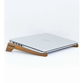 BK Firmalara Özel Logolu Taşınabilir 10 Adet Ahşap Notebook Laptop Standı