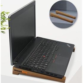 BK Firmalara Özel Logolu Taşınabilir 10 Adet Ahşap Notebook Laptop Standı