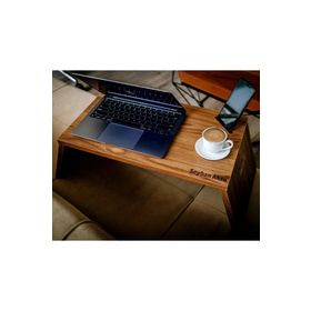 BK Gift Ahşap Katlanabilir Organizer Notebook Laptop Sehpası
