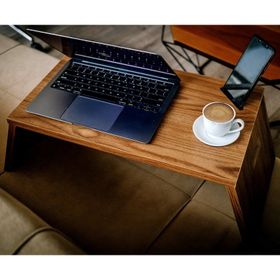 BK Gift Ahşap Katlanabilir Organizer Notebook Laptop Sehpası