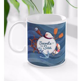 BK Gift Beyaz Secrets of the Sea Tasarımlı Kupa