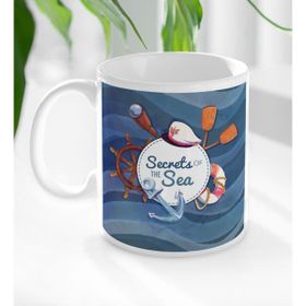 BK Gift Beyaz Secrets of the Sea Tasarımlı Kupa