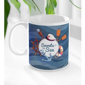 BK Gift Beyaz Secrets of the Sea Tasarımlı Kupa