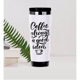BK Gift Coffee Tasarımlı Çelik Termos Bardak
