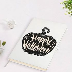 BK Gift Happy Halloween Tasarımlı 9 Beyaz Defter