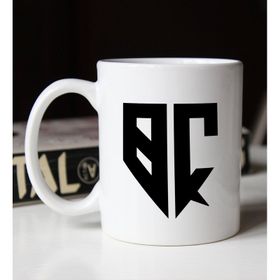 Bk Gift Kişiye Özel Monogram Harfli 2 Beyaz Kupa Bardak