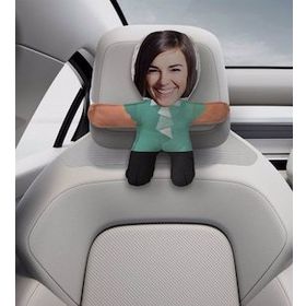 BK Gift Sağ Koltuk Boş Kalmasın Kadın Bebek 2 Tasarımlı Yastık