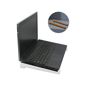 BK Gift Taşınabilir Ahşap Beyaz Notebook Laptop Standı