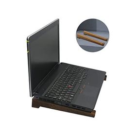 BK Gift Taşınabilir Ahşap Ceviz Notebook Laptop Standı