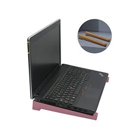 BK Gift Taşınabilir Ahşap Pembe Notebook Laptop Standı
