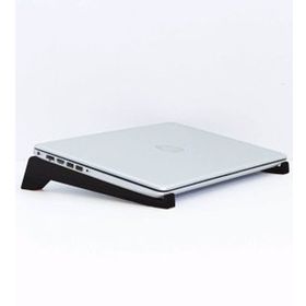 BK Gift Taşınabilir Ahşap Siyah Notebook Laptop Standı