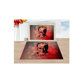 BK Home Atatürk Silüet Tasarımlı 1000 Parça Profesyonel 1 Puzzle