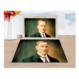 BK Home Atatürk Tasarımlı 1000 Parça Profesyonel 7 Puzzle