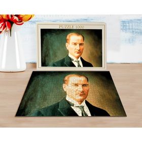BK Home Atatürk Tasarımlı 1000 Parça Profesyonel 7 Puzzle