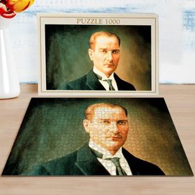 BK Home Atatürk Tasarımlı 1000 Parça Profesyonel 7 Puzzle