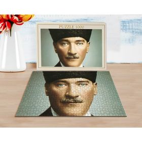 BK Home Atatürk Tasarımlı 1000 Parça Profesyonel 8 Puzzle