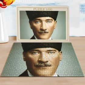 BK Home Atatürk Tasarımlı 1000 Parça Profesyonel 8 Puzzle