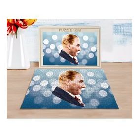 BK Home Atatürk Tasarımlı 1000 Parça Profesyonel 9 Puzzle