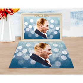 BK Home Atatürk Tasarımlı 1000 Parça Profesyonel 9 Puzzle