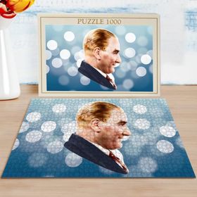 BK Home Atatürk Tasarımlı 1000 Parça Profesyonel 9 Puzzle