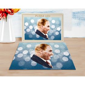 BK Home Atatürk Tasarımlı 1000 Parça Profesyonel 9 Puzzle