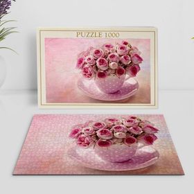 BK Home Çiçekler 1000 Parça Profesyonel 4 Puzzle