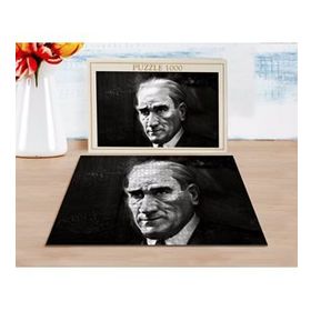 BK Home Karakalem Atatürk Tasarımlı 1000 Parça Profesyonel Puzzle