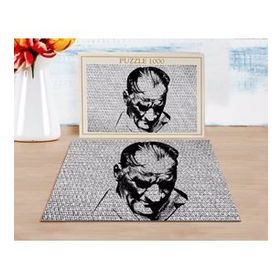 BK Home Karakalem Atatürk Tasarımlı 1000 Parça Profesyonel Puzzle