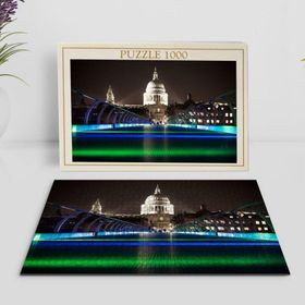 BK Home Londra Manzara 1000 Parça Profesyonel 12 Puzzle