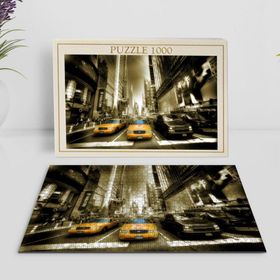 BK Home New York Manzara 1000 Parça Profesyonel 4 Puzzle