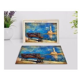 BK Home Yağlıboya Tasarımlı 1000 Parça Profesyonel 1 Puzzle